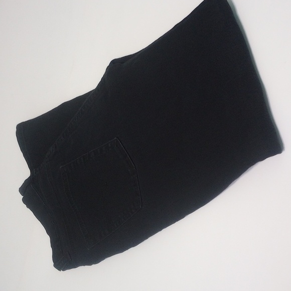 Boys Levis 502 Regular Taper Black Denim Pants - Picture 6 of 10